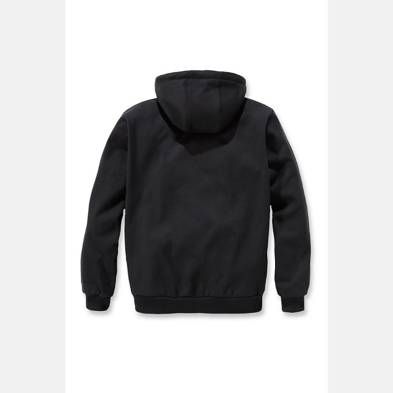 Picture of CARHARTT Wind Fighter Relaxed Fit Midweight Full Zip Sweatshirt 101759 Ανδρική Ζακέτα με κουκούλα 001 - Black