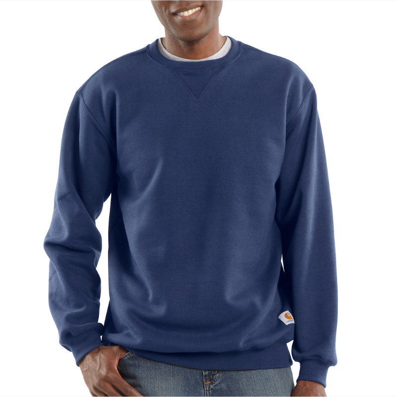 Picture of CARHARTT Relaxed Fit Midweight Crewneck Sweatshirt K124 Ανδρικό Φούτερ 472 - Navy