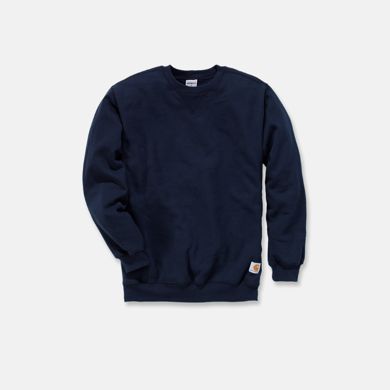 Picture of CARHARTT Relaxed Fit Midweight Crewneck Sweatshirt K124 Ανδρικό Φούτερ 472 - Navy