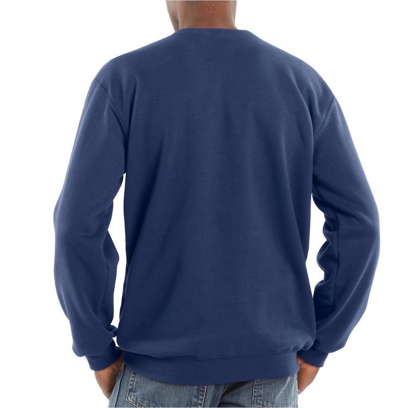 Picture of CARHARTT Relaxed Fit Midweight Crewneck Sweatshirt K124 Ανδρικό Φούτερ 472 - Navy