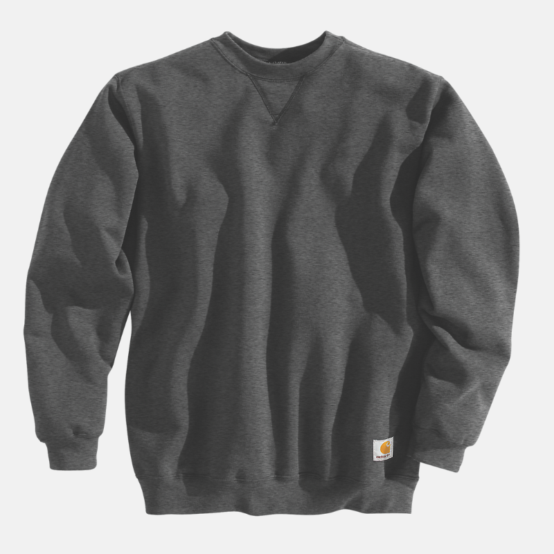 Picture of CARHARTT Relaxed Fit Midweight Crewneck Sweatshirt K124 Ανδρικό Φούτερ 026 - Carbon Heather