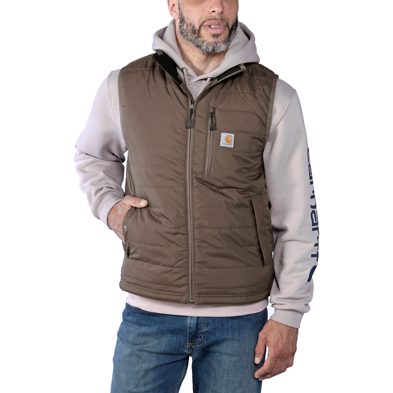 Picture of CARHARTT Rain Defender Relaxed Fit Lightweight Insulated Vest 102286 Ανδρικό Γιλέκο B57 - Chestnut