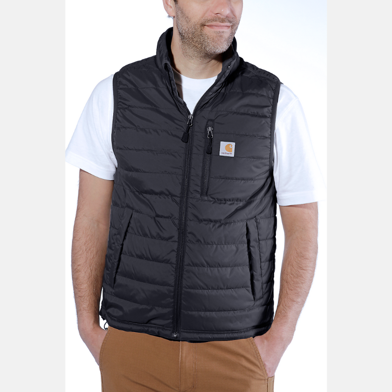 Picture of CARHARTT Rain Defender Relaxed Fit Lightweight Insulated Vest 102286 Ανδρικό Γιλέκο 001 - Black