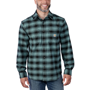 Εικόνα της CARHARTT Rugged Flex Relaxed Fit Midweight Flannel LS Plaid Shirt 105945 Ανδρικό Πουκάμισο GE0 - Powder Sea Pine