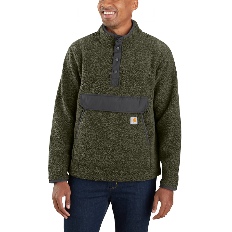 Picture of CARHARTT Relaxed Fit Fleece Pullover 104991 Ανδρική Μπλούζα - Μπουφάν G73 - Basil