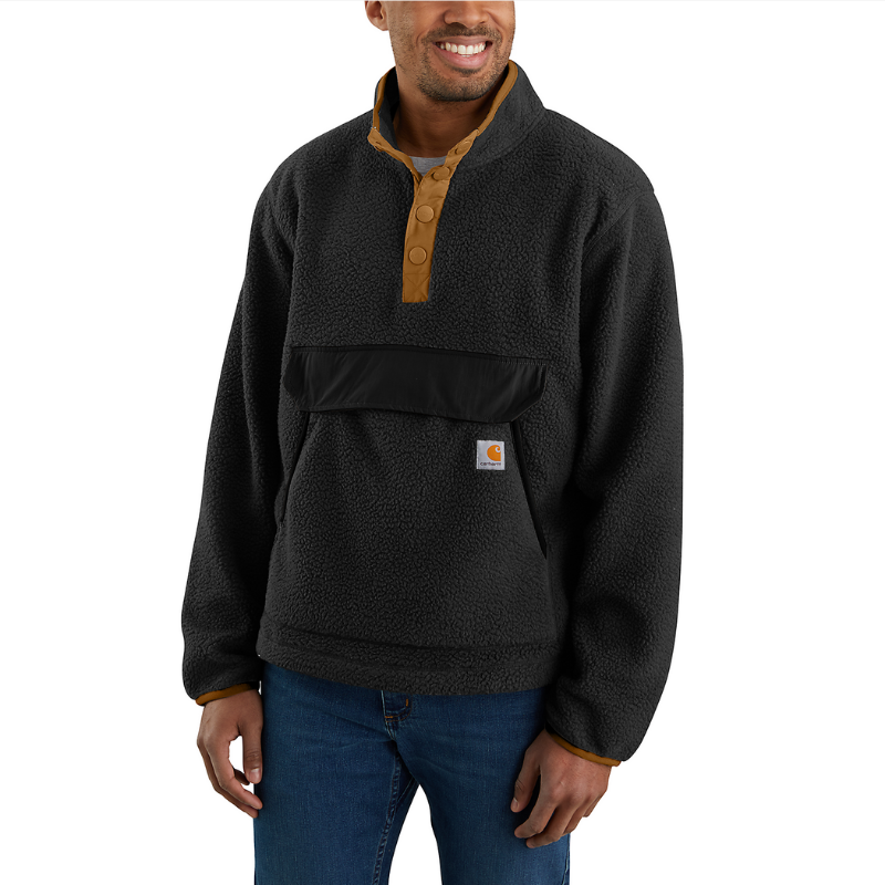 Picture of CARHARTT Relaxed Fit Fleece Pullover 104991 Ανδρική Μπλούζα - Μπουφάν BLK - Black