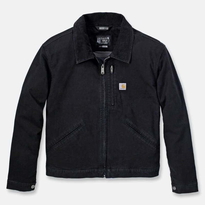 Picture of CARHARTT Rugged Flex Relaxed Fit Canvas Detroit Jacket 106208 Γυναικείο Μπουφάν N04 - Black