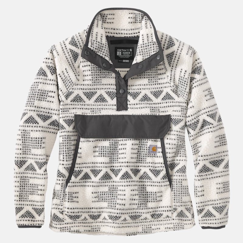 Picture of CARHARTT Relaxed Fit Fleece Pullover 104922 Γυναικεία Μπλούζα Μπουφάν W15 - Geometric Print