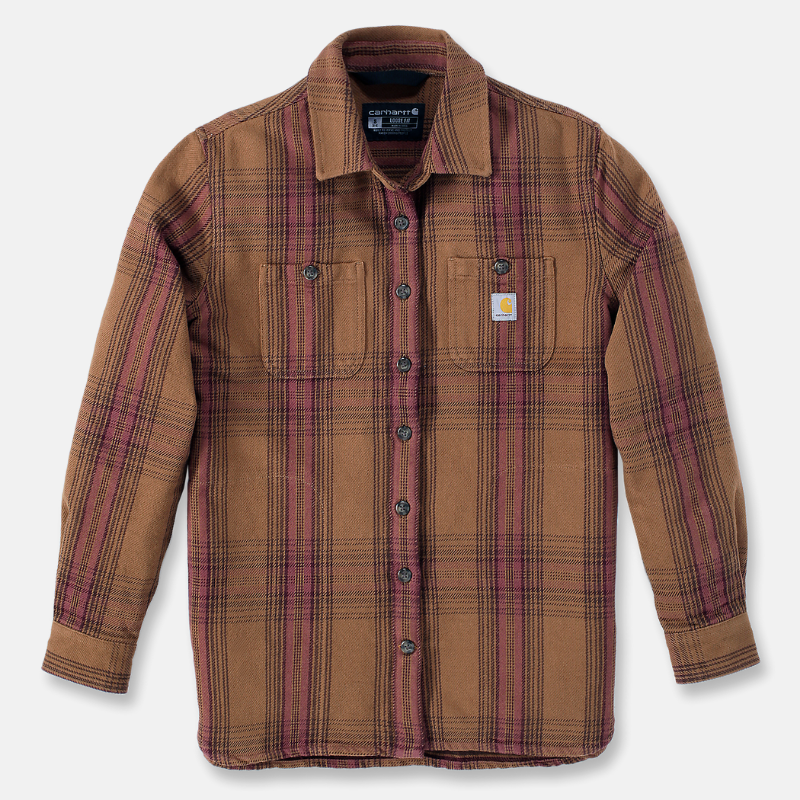 Picture of CARHARTT Loose Fit Heavyweight Twill Jac 105991 Γυναικείο Πουκάμισο BRN - Carhartt Brown