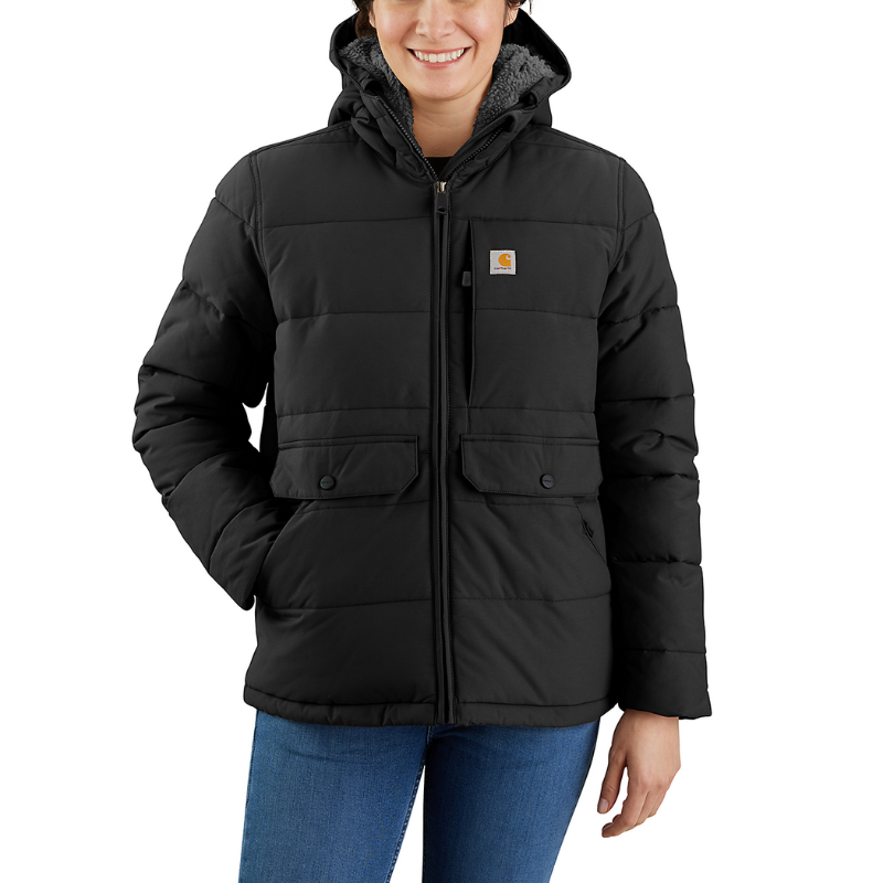 Picture of CARHARTT Montana Relaxed Fit Insulated Jacket 105457 Γυναικείο Μπουφάν N04 - Black