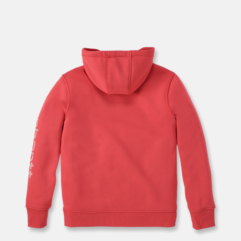 Picture of CARHARTT Logo Sleeve Graphic Sweatshirt 102791 Γυναικείο Φούτερ με κουκούλα R85 - Bittersweet