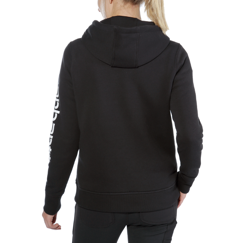 Picture of CARHARTT Logo Sleeve Graphic Sweatshirt 102791 Γυναικείο Φούτερ με κουκούλα 001 - Black