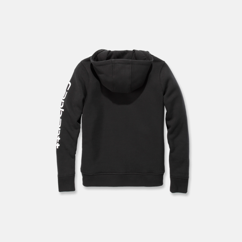 Picture of CARHARTT Logo Sleeve Graphic Sweatshirt 102791 Γυναικείο Φούτερ με κουκούλα 001 - Black