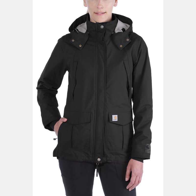 Picture of CARHARTT Storm Defender Relaxed Fit Heavyweight Jacket 102382 Γυναικείο Μπουφάν 001 - Black