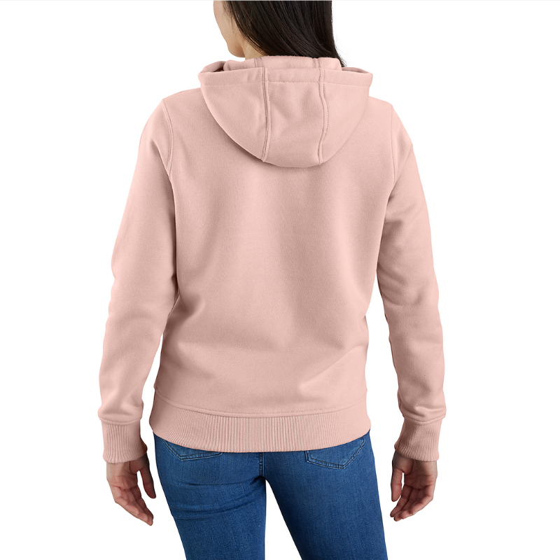 Picture of CARHARTT Rain Defender Relaxed Fit Midweight Graphic Sweatshirt 105636 Γυναικείο Φούτερ με κουκούλα P15 - Powder Ash Rose