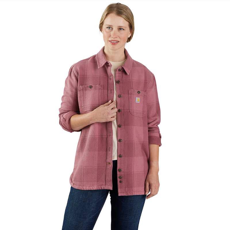 Picture of CARHARTT Loose Fit Twill Shirt Jac 106450 Γυναικείο Πουκάμισο V73 - Woodrose