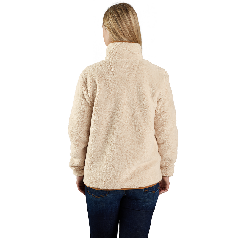 Picture of CARHARTT Loose Fit Fleece Pullover 106470 Γυναικεία Μπλούζα Μπουφάν A16 - Oat Milk