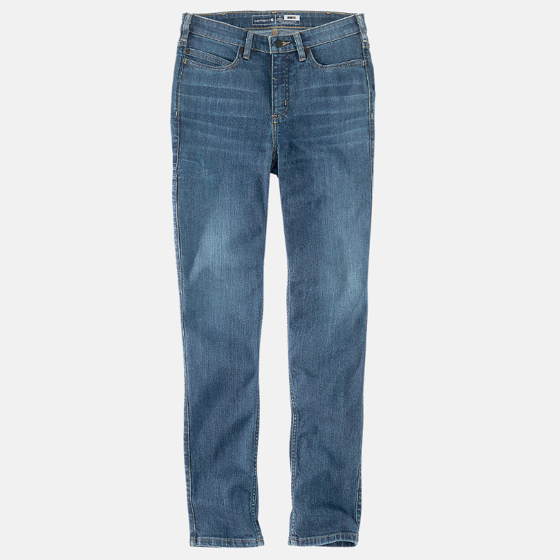 Picture of CARHARTT Rugged Flex ™ Slim Fit Tapered Jean 104976 Γυναικείο Παντελόνι Τζιν H62 - Laurel