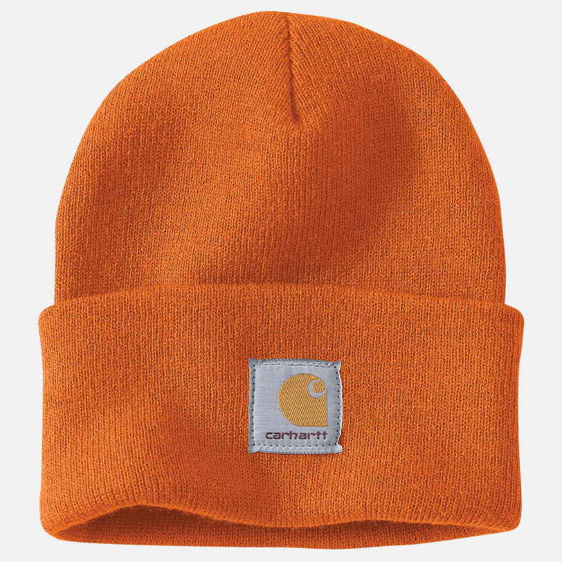 Picture of CARHARTT A18 Knit Cuffed Beanie Unisex Σκούφος Q65 - Marmalade