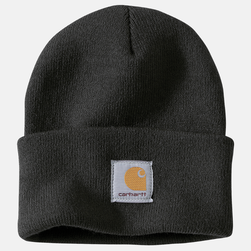 Picture of CARHARTT A18 Knit Cuffed Beanie Unisex Σκούφος BLK - Black