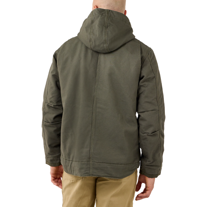 Picture of CARHARTT Bartlett Relaxed Fit Washed Duck Sherpa Lined Utility Jacket 103826 Ανδρικό Μπουφάν Moss