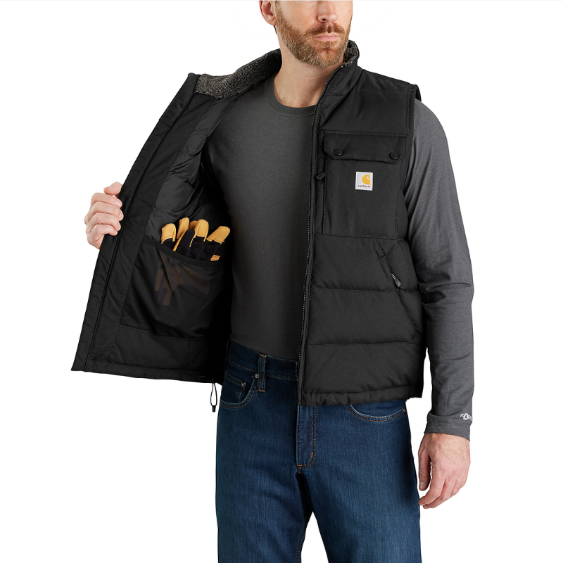 Picture of CARHARTT Montana Loose Fit Insulated Vest 105475 Ανδρικό Γιλέκο N04 - Black