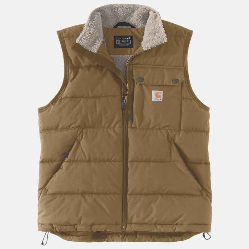 Picture of CARHARTT Montana Loose Fit Insulated Vest 105475 Ανδρικό Γιλέκο B33 - Oak Brown