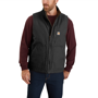 Εικόνα της CARHARTT Loose Fit Wash Duck Sherpa Lined Mock Neck Vest 104277 Ανδρικό Γιλέκο BLK - Black