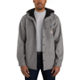 Εικόνα της CARHARTT Rain defender Relaxed Fit Heavyweight Hooded Shirt Jac 105022 Ανδρικό Μπουφάν BKH - Black Heather