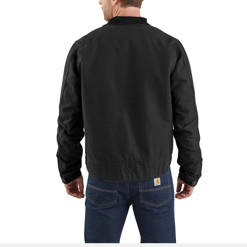 Picture of CARHARTT Relaxed Fit Duck Blanket Lined Detroit Jacket 103828 Ανδρικό Μπουφάν BLK - Black