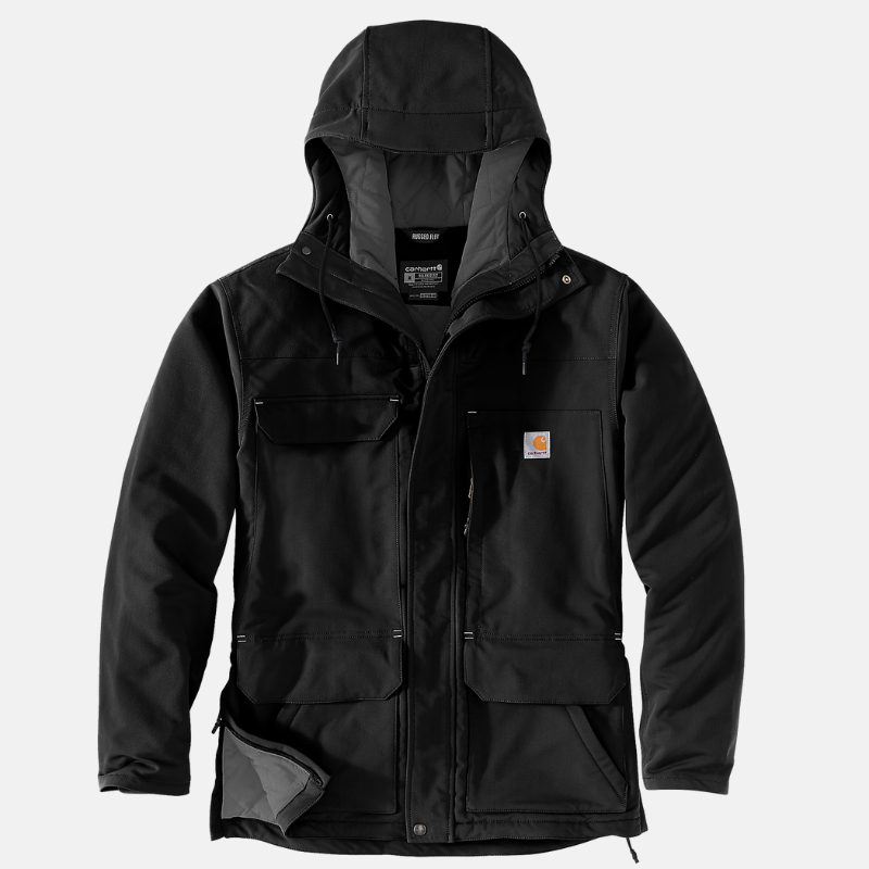 Picture of CARHARTT Super Dux Relaxed Fit Insulated Traditional Coat 105002 Ανδρικό Μπουφάν N04 - Black