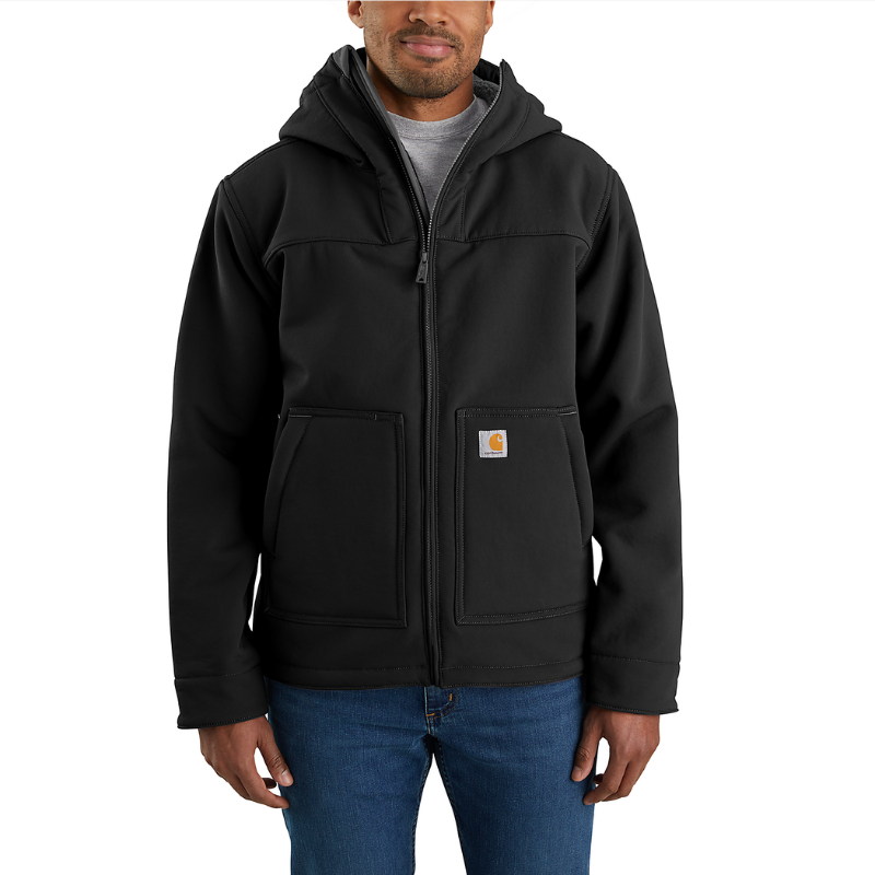 Picture of CARHARTT Super Dux Relaxed Fit Sherpa Lined Active Jac 105001 Ανδρικό Μπουφάν N04 - Black