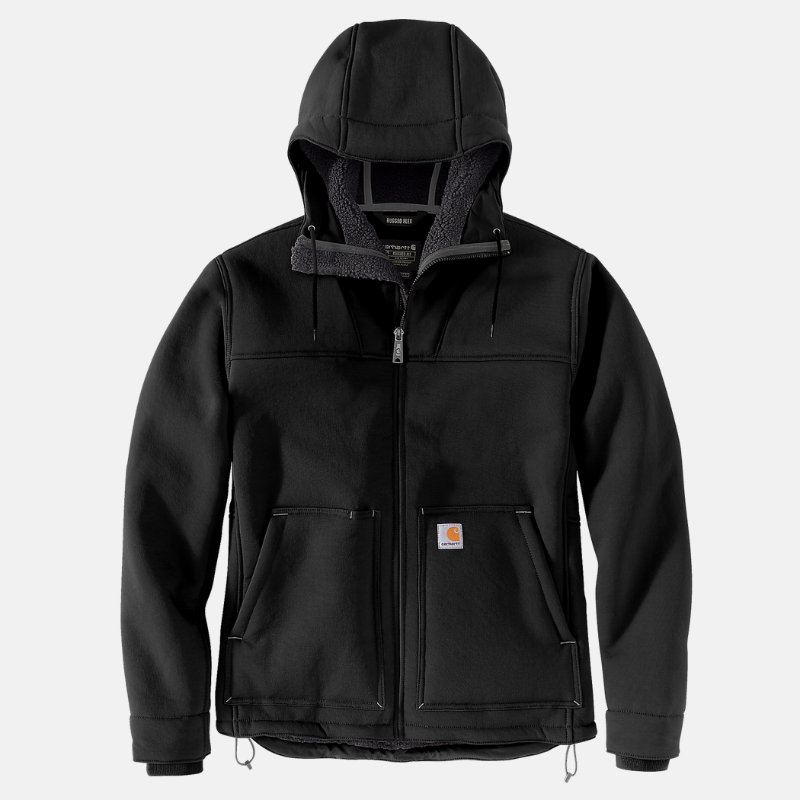 Picture of CARHARTT Super Dux Relaxed Fit Sherpa Lined Active Jac 105001 Ανδρικό Μπουφάν N04 - Black