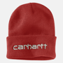 Εικόνα της CARHARTT Knit Insulated Logo Graphic Cuffed Beanie 104068 Unisex Σκούφος R64 - Chilli Pepper