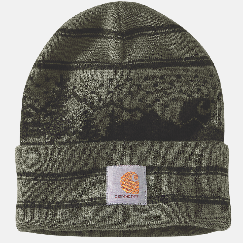 Picture of CARHARTT Knit Outdoor Beanie 105450 Unisex Σκούφος G72 - Basil