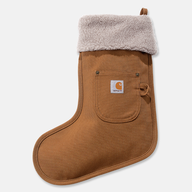 Picture of CARHARTT Christmas Stocking 102301 Χριστουγεννάτικη Εορταστική Κάλτσα BRN - Carhartt Brown