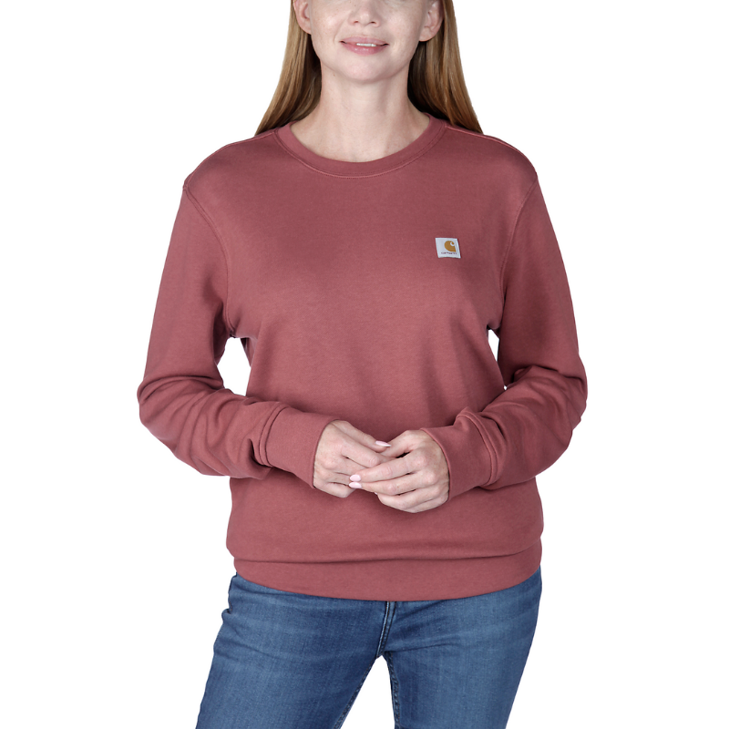 Picture of CARHARTT Relaxed Fit Midweight French Terry Crewneck Sweatshirt 106179 Γυναικεία Μπλούζα R95 - Apple Butter