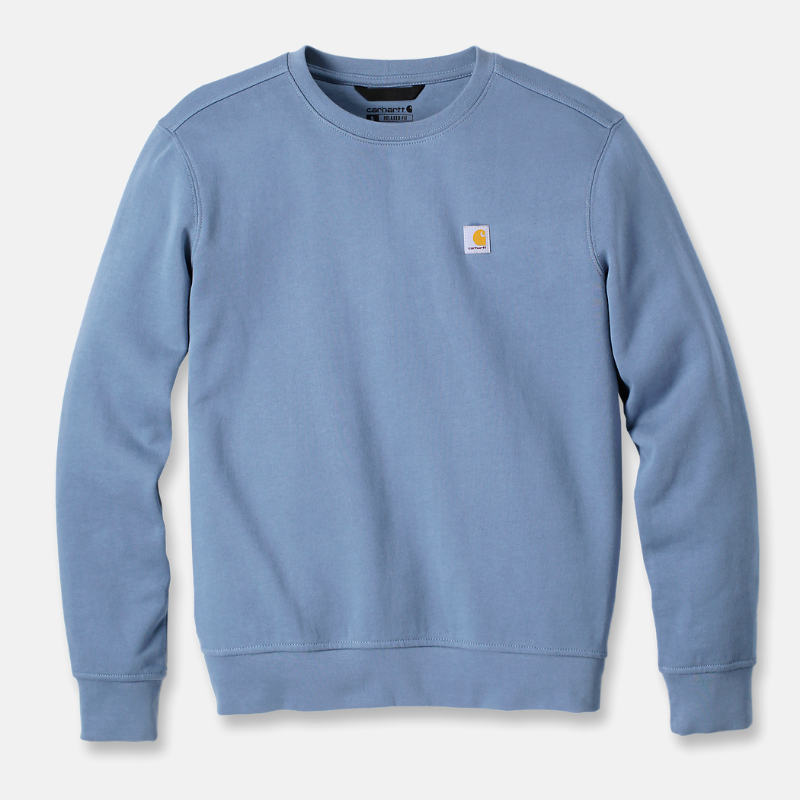 Picture of CARHARTT Relaxed Fit Midweight French Terry Crewneck Sweatshirt 106179 Γυναικεία Μπλούζα HG7 - Thundercloud