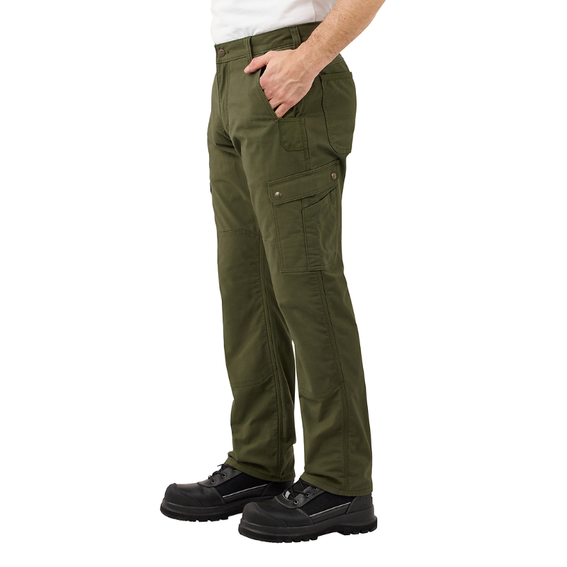 Picture of CARHARTT Rugged Flex® Relaxed Fit Ripstop Cargo Fleece-Lined Work Pant 105491 Ανδρικό Παντελόνι G72 - Basil