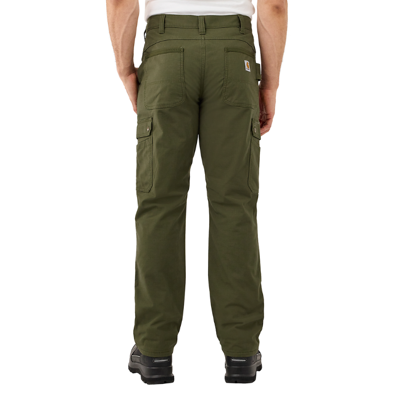 Picture of CARHARTT Rugged Flex® Relaxed Fit Ripstop Cargo Fleece-Lined Work Pant 105491 Ανδρικό Παντελόνι G72 - Basil